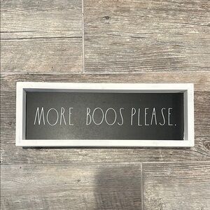 Black and White Decorative Sign